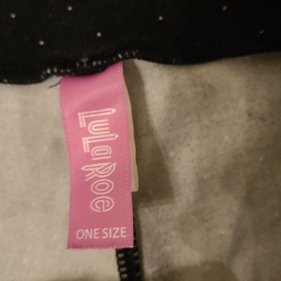 Lularoe stars,flower, polka-dot leggings ONE SIZE - Picture 3 of 3